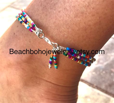 boho ankle bracelet